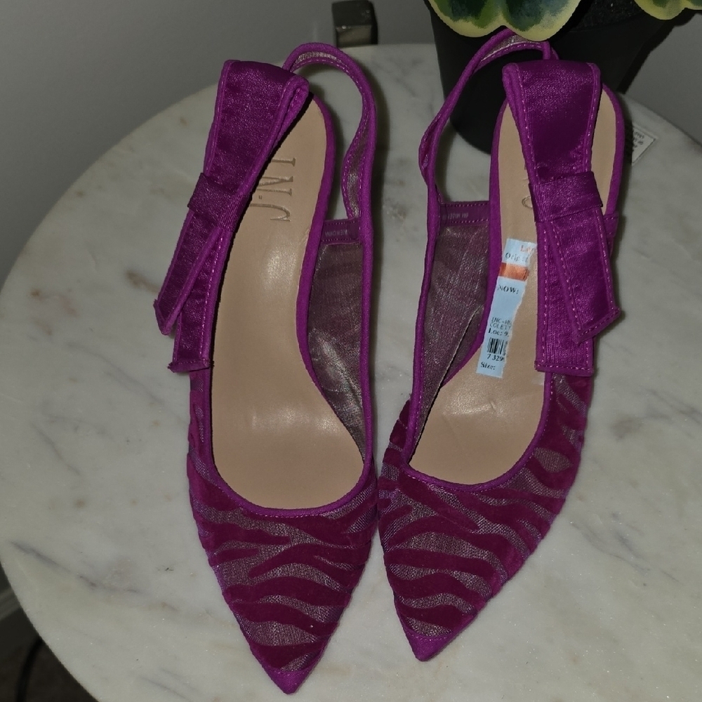 INC International Concepts Fuchsia Heels
